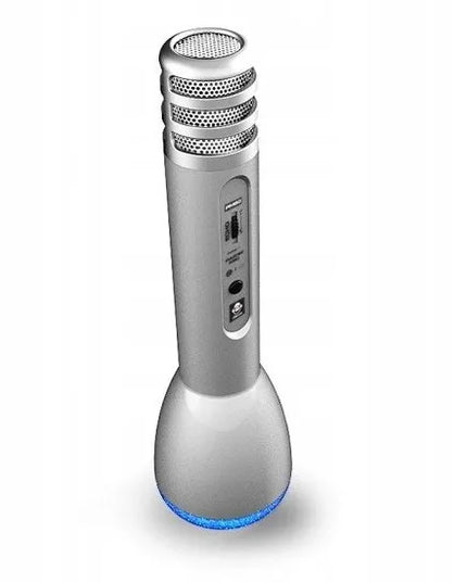 iDance PM71 Bluetooth karaokės mikrofonas, sidabrinis