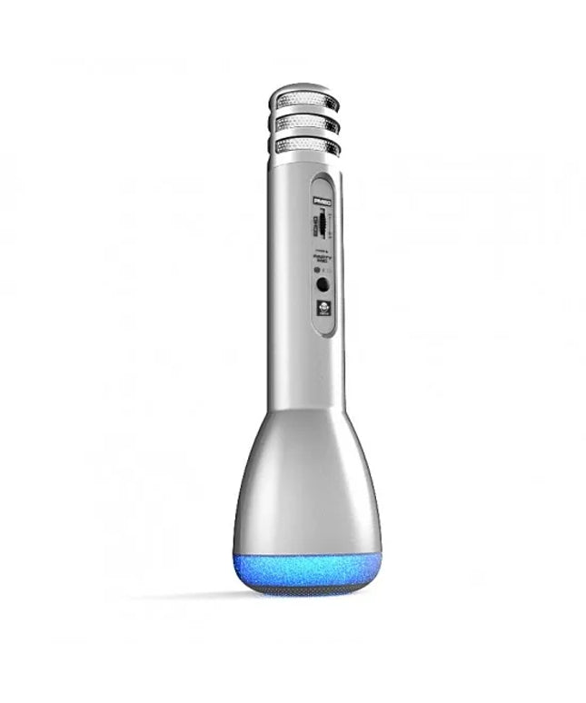 iDance PM71 Bluetooth karaokės mikrofonas, sidabrinis