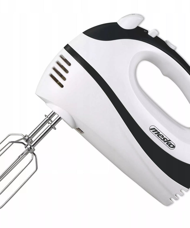 Rankinis plaktuvas virtuvinis robotas 550W 5 greičiai TURBO funkcija plakikliai kabliai
