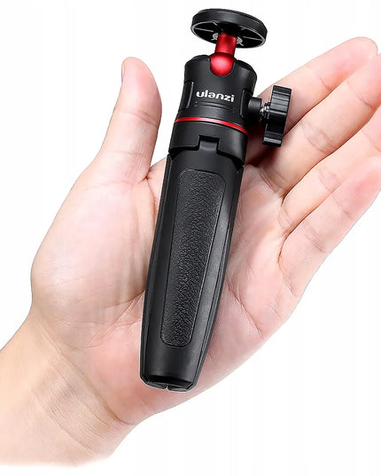 Mini stalinis trikojis su 3D galvute MONOPOD ULANZI MT-08, juodas, skirtas gimbalui