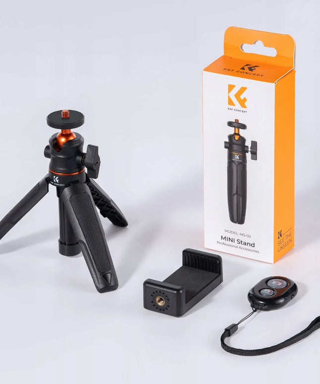 Mini trikojis, asmenukių lazdelė telefonui su „Bluetooth“ nuotolinio valdymo pulteliu K&F