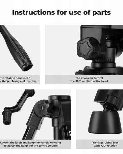Mini trikojis filmavimui K&F Concept KF09.166 – kompaktiškas ir lengvas