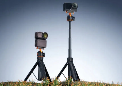 Mini trikojis, asmenukių lazda 65 cm, 360° galvutė DJI Osmo Nano ir Action 6