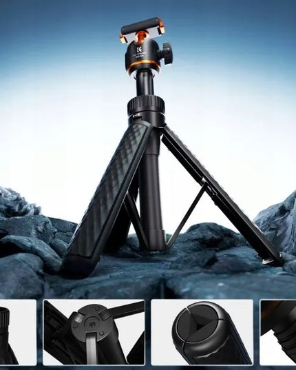 Mini trikojis, asmenukių lazda 65 cm, 360° galvutė DJI Osmo Nano ir Action 6