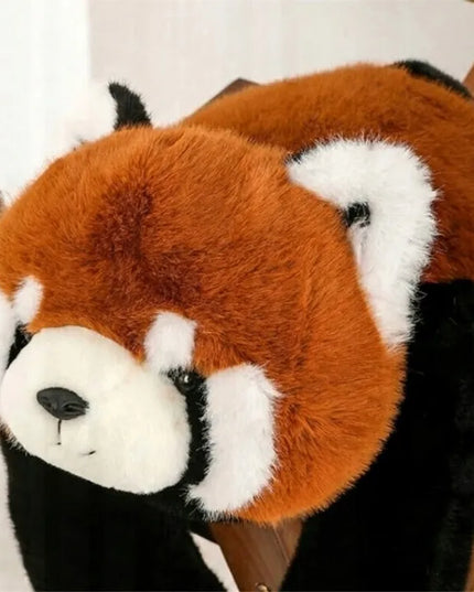 Sveriama pliušinė raudonoji panda „Ciężkomiś“, didelė, 65 cm, 1 kg