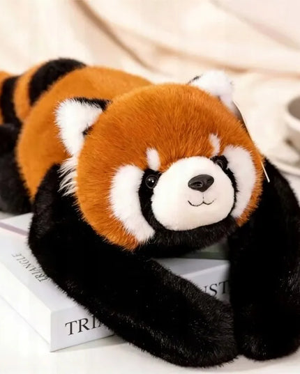 Sveriama pliušinė raudonoji panda „Ciężkomiś“, didelė, 65 cm, 1 kg