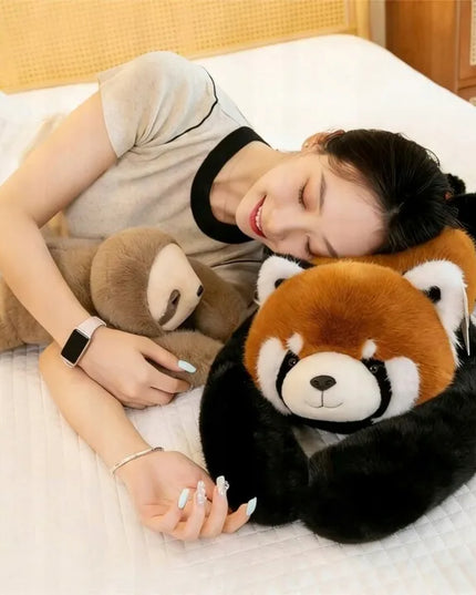 Svertinis pliušinis žaislas „Ciężkomiś Red Panda“ – raudonoji panda, 65 cm, 1 kg