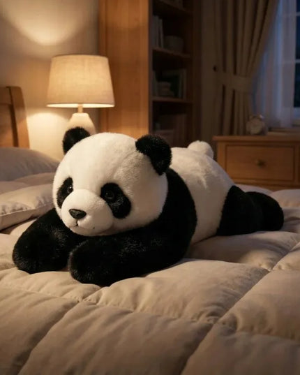 Sunkesnė pliušinė panda, 60 cm, 1 kg