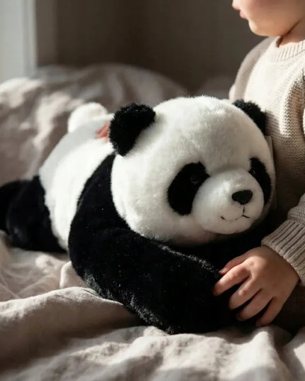 Sunkesnė pliušinė panda, 60 cm, 1 kg