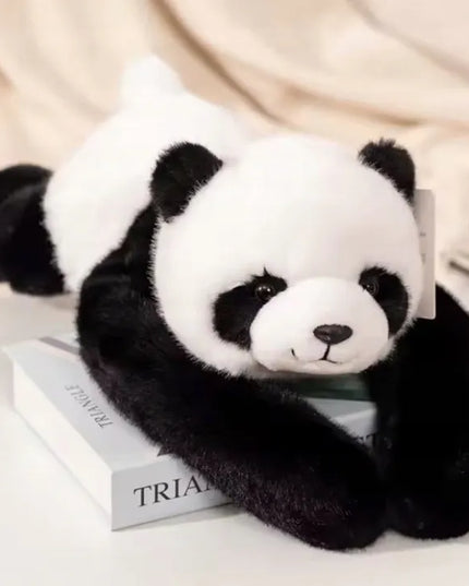 Svertinė panda „Luxma“, 65 cm, terapinė pliušinė žaislinė, 1 kg
