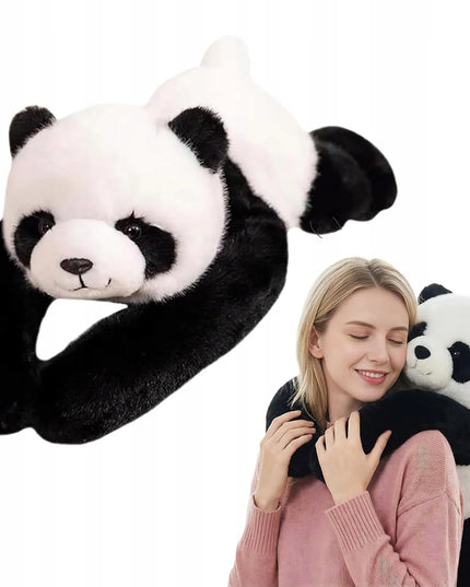 Svertinė panda „Luxma“, 65 cm, terapinė pliušinė žaislinė, 1 kg