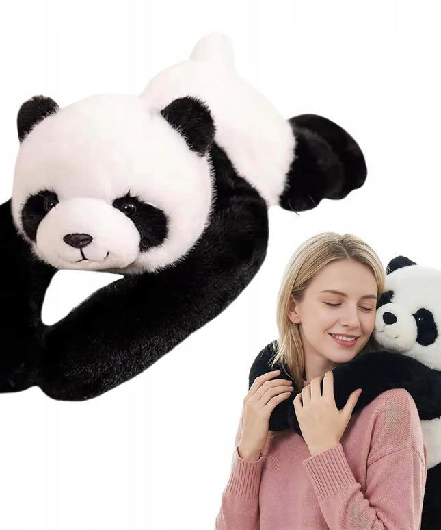 Svertinė panda „Luxma“, 65 cm, terapinė pliušinė žaislinė, 1 kg