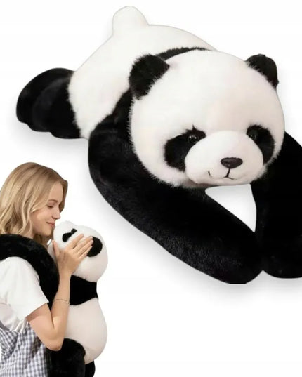 Svertinė panda „Luxma“, 65 cm, terapinė pliušinė žaislinė, 1 kg