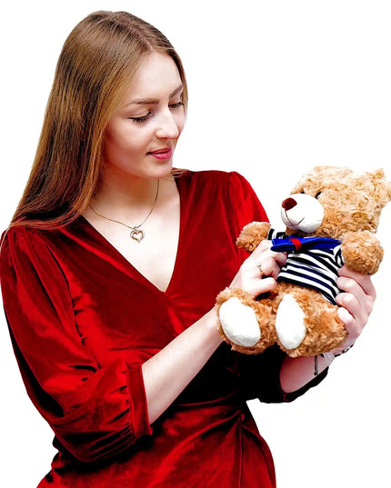 Pliušinis meškiukas – apkabinamas žaislas, dovana vaikui, 24 cm