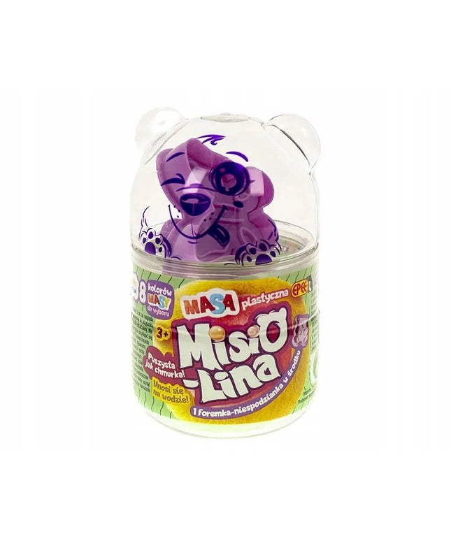 „Misiolina“ žalia modelino masė, 60 g + 1 formelė