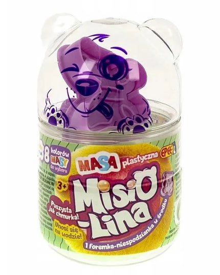 „Misiolina“ žalia modelino masė, 60 g + 1 formelė