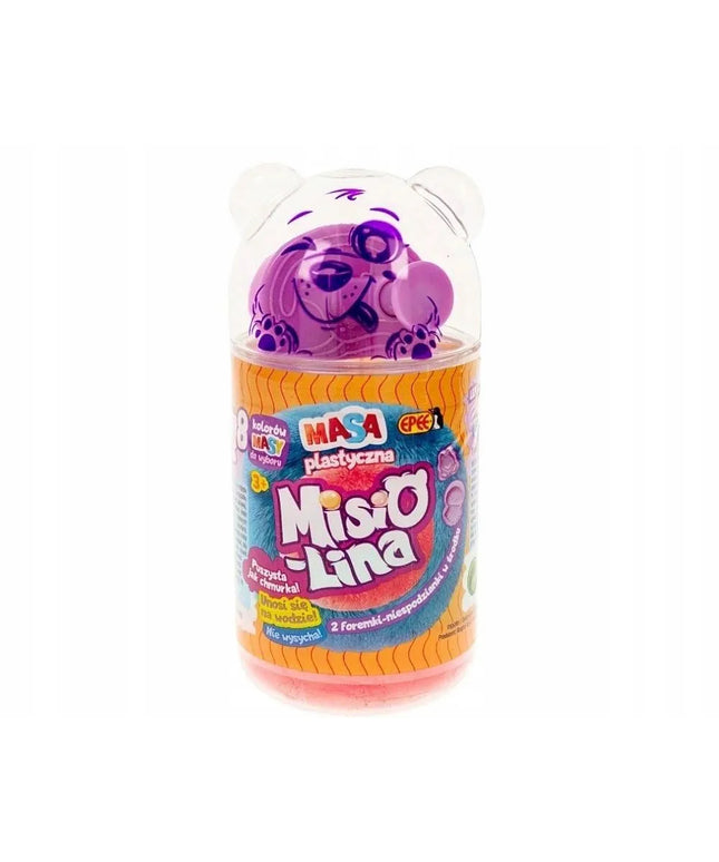 „Misiolina“ modelinimo masė, 2 × 50 g + 2 formelės