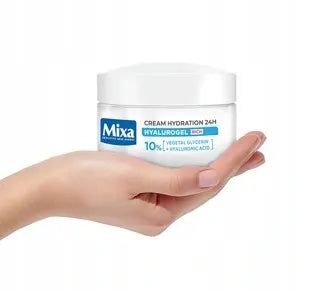 Mixa Hyalurogel intensyviai drėkinamasis kremas 24h sausai odai 50 ml