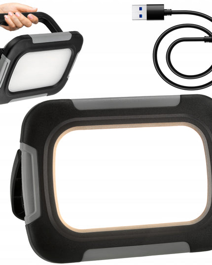 Galinga LED darbo lempa statybinė, nešiojama, akumuliatorinė 10W 700lm