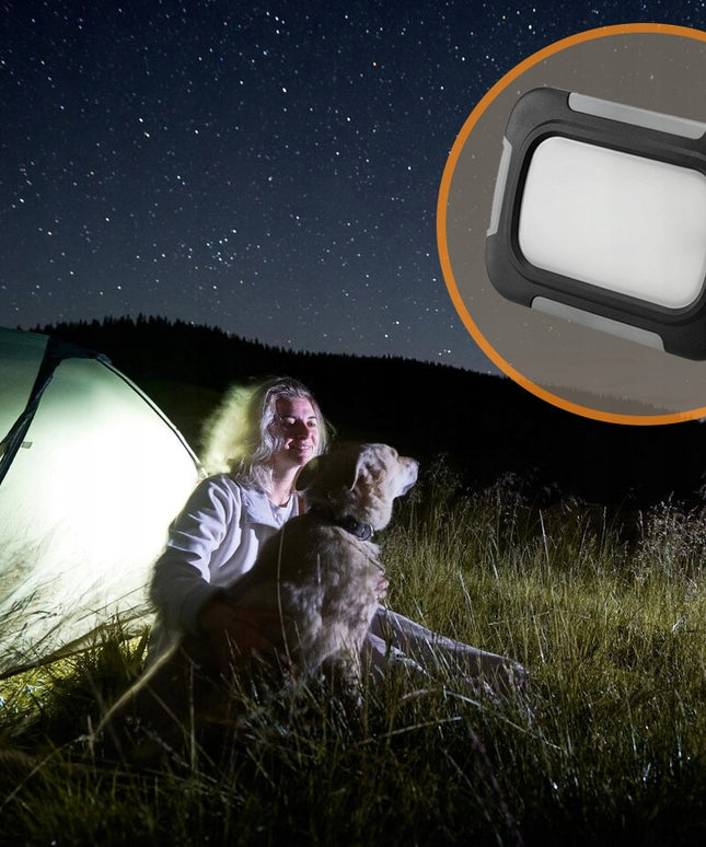 Galinga LED darbo lempa statybinė, nešiojama, akumuliatorinė 10W 700lm