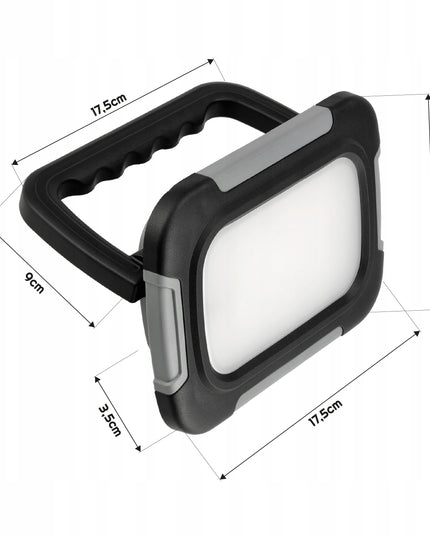 Galinga LED darbo lempa statybinė, nešiojama, akumuliatorinė 10W 700lm