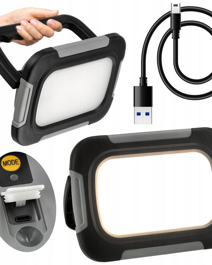 Galinga LED darbo lempa statybinė, nešiojama, akumuliatorinė 10W 700lm