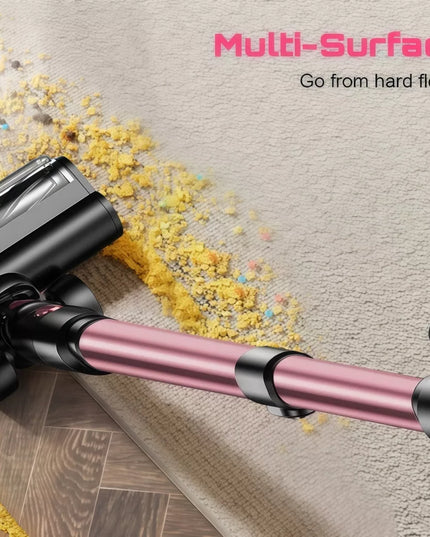 Galingas belaidis vertikalus dulkių siurblys Laresar V7 350W 45000Pa