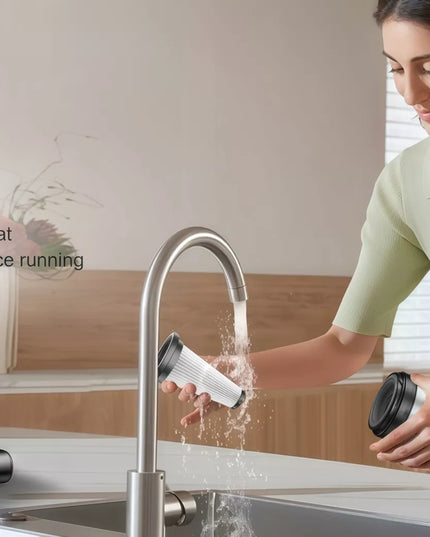 Galingas belaidis vertikalus dulkių siurblys Laresar V7 350W 45000Pa