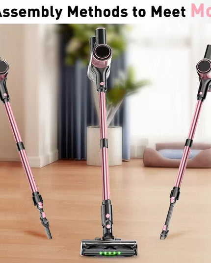 Galingas belaidis vertikalus dulkių siurblys Laresar V7 350W 45000Pa