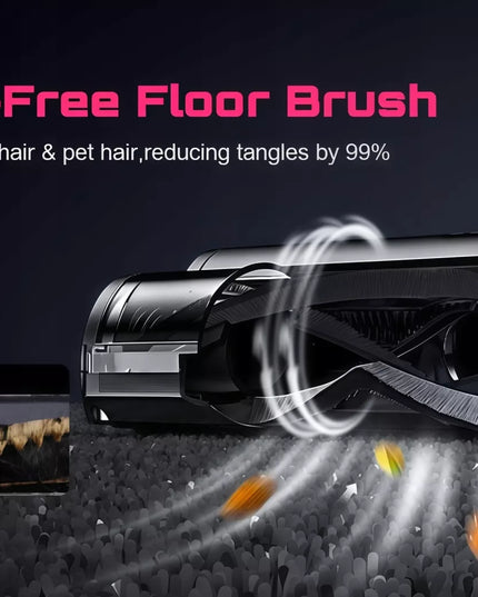 Galingas belaidis vertikalus dulkių siurblys Laresar V7 350W 45000Pa