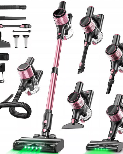 Galingas belaidis vertikalus dulkių siurblys Laresar V7 350W 45000Pa