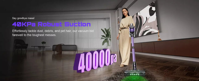 Galingas belaidis vertikalus dulkių siurblys BOOST A27 40000PA
