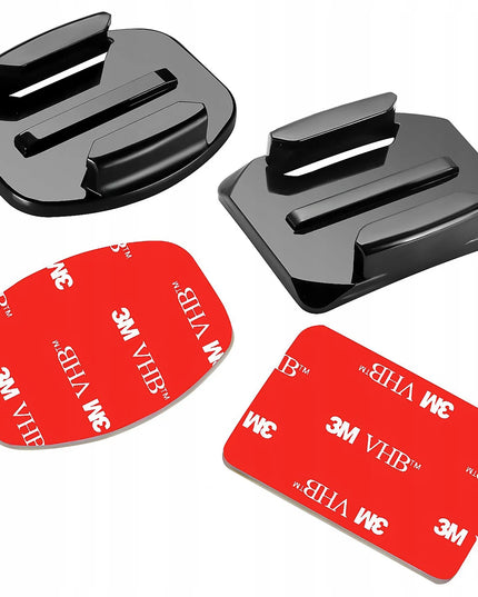 3M VHB lipdukinių laikiklių rinkinys „GoPro HERO“ 13, 12, 11, 10, 9, 8, 7, 6, 5, 4, 3