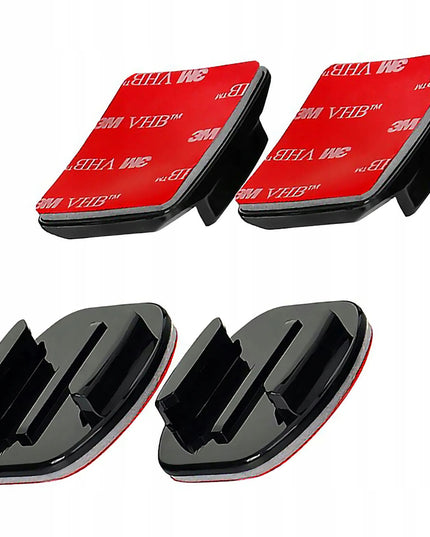 3M VHB lipdukinių laikiklių rinkinys „GoPro HERO“ 13, 12, 11, 10, 9, 8, 7, 6, 5, 4, 3