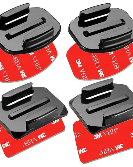 3M VHB lipdukinių laikiklių rinkinys „GoPro HERO“ 13, 12, 11, 10, 9, 8, 7, 6, 5, 4, 3