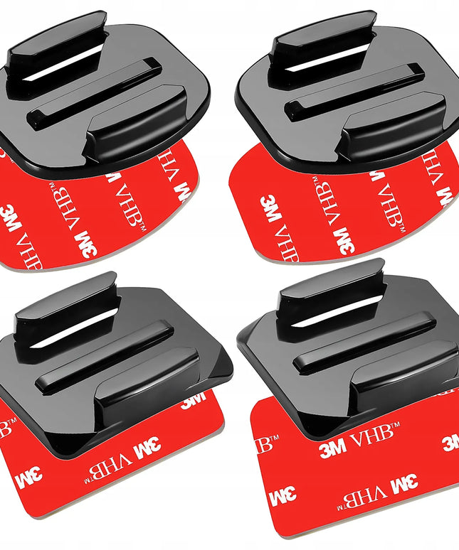 3M VHB lipdukinių laikiklių rinkinys „GoPro HERO“ 13, 12, 11, 10, 9, 8, 7, 6, 5, 4, 3