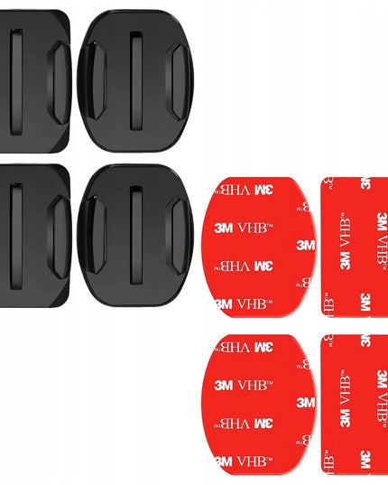 3M VHB lipdukinių laikiklių rinkinys „GoPro HERO“ 13, 12, 11, 10, 9, 8, 7, 6, 5, 4, 3