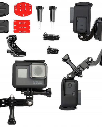 HELMET FRONT SIDE MOUNT laikiklis GoPro šalmui, priekinis / šoninis