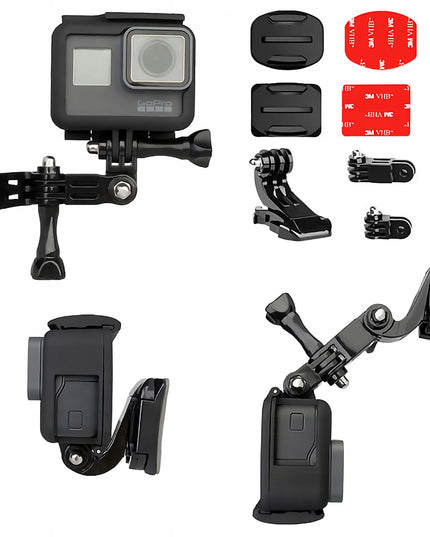 HELMET FRONT SIDE MOUNT laikiklis GoPro šalmui, priekinis / šoninis