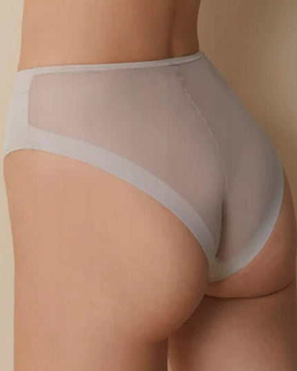 Formuojamosios kelnaitės aukštu liemeniu su tiuliniu užpakaliuku XXL (50) Violeta Braga Tierra smėlio spalvos