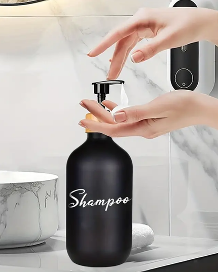 Modernūs 3-in-1 Muilo Dozatoriai, Juodos Spalvos