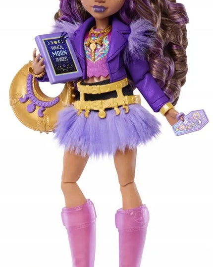 Monster High Clawdeen Wolf lėlė su vilkiuku Crescent ir aksesuarais