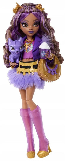 Monster High Clawdeen Wolf lėlė su vilkiuku Crescent ir aksesuarais