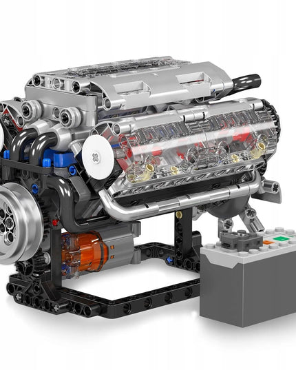 Mould King 10088 konstruktorius – atmosferinis aštuonių cilindrų V8 variklis