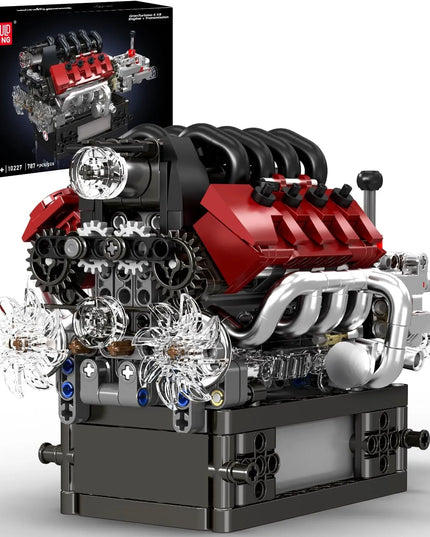 Mould King 10227 Technic Maserati V8 variklio konstruktorius 14+