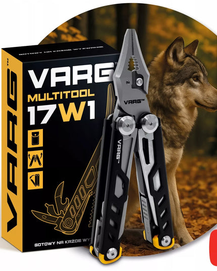 Multitool 17-in-1 nerūdijančio plieno daugiafunkcinių įrankių rinkinys išgyvenimui