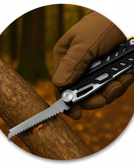 Multitool 17-in-1 nerūdijančio plieno daugiafunkcinių įrankių rinkinys išgyvenimui