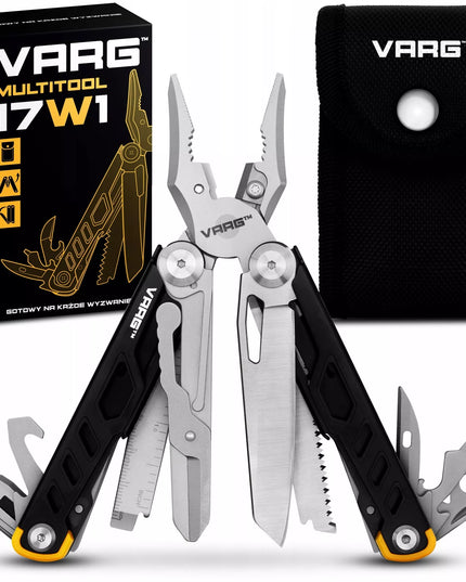 Multitool 17-in-1 nerūdijančio plieno daugiafunkcinių įrankių rinkinys išgyvenimui