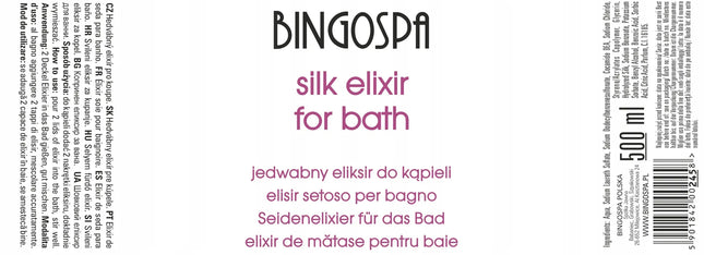 BINGOSPA šilko kosmetikos rinkinys dovanai