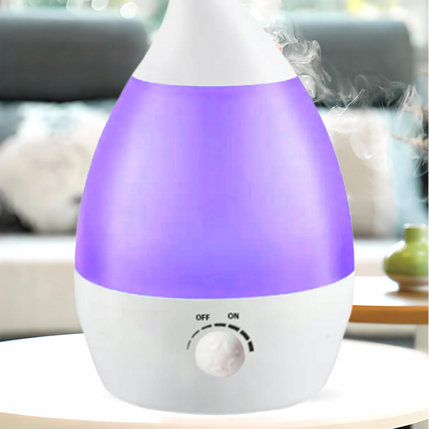 Tylus oro drėkintuvas, difuzorius, LED lemputė su 7 spalvomis, 25W, jonizatorius, 2.6L